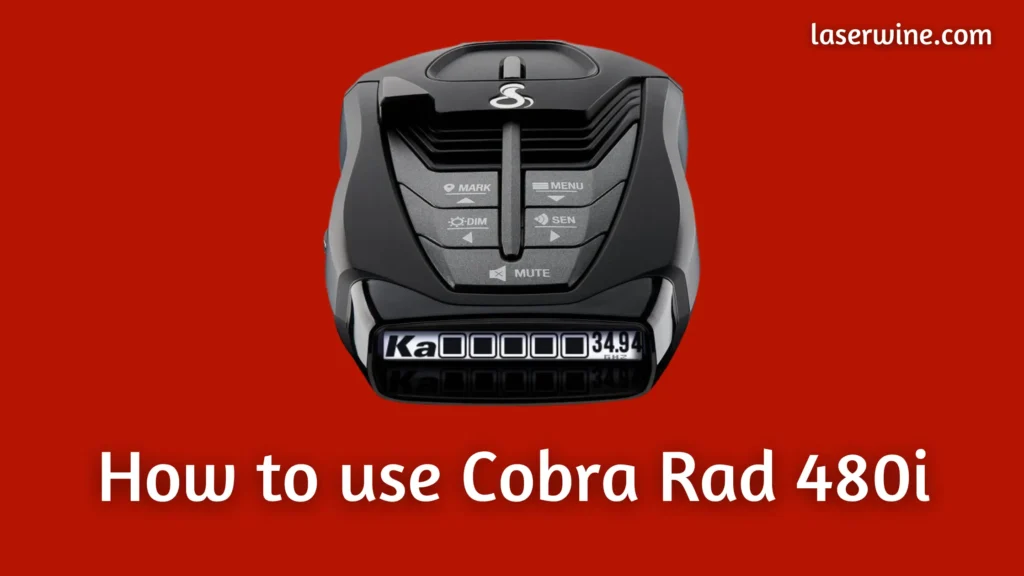 How to Use Cobra Rad 480i 