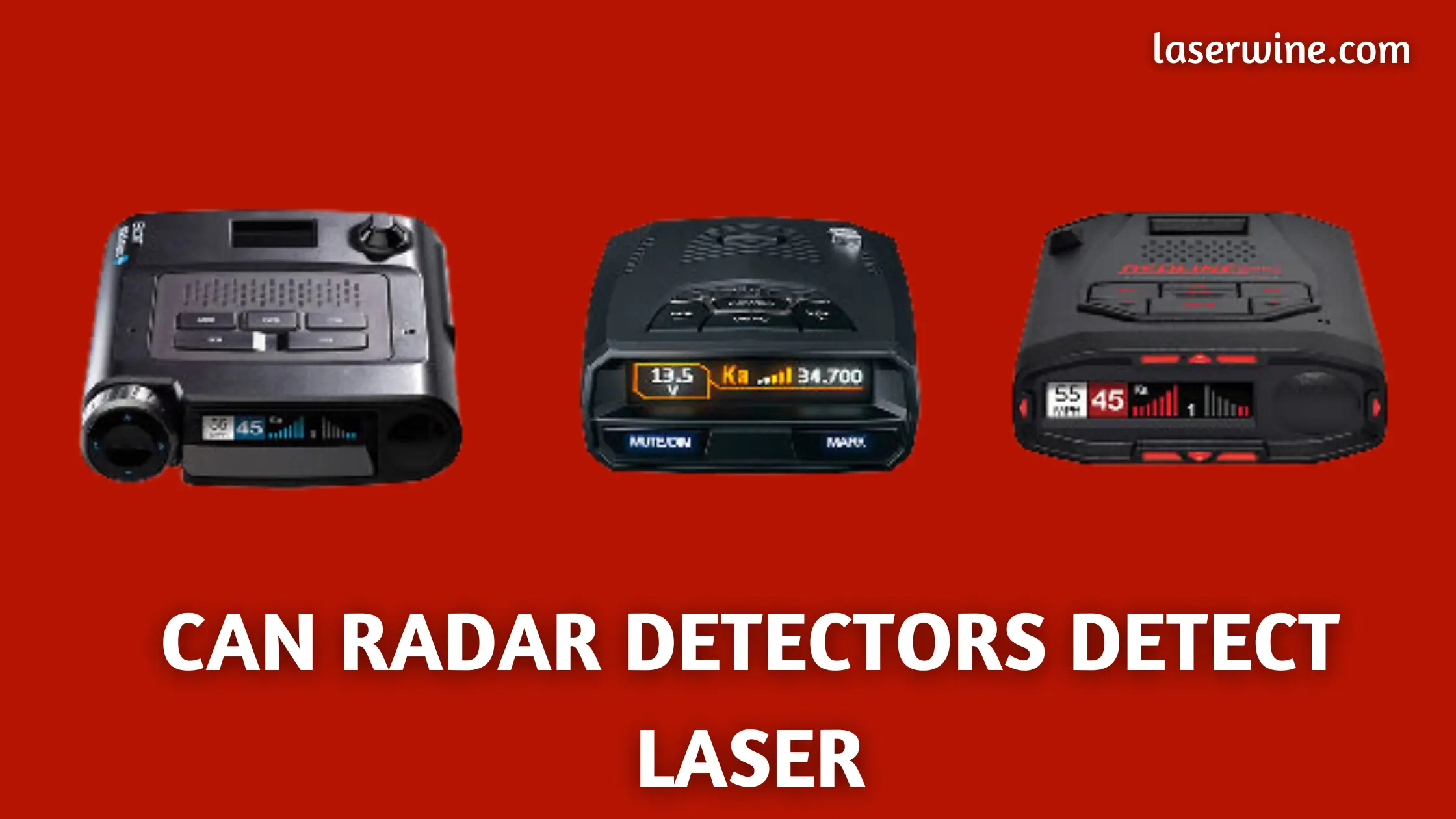 Can radar detectors detect laser